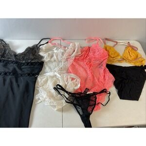 6 piece lingerie Victorias Secret size MD LOT New panties, Teddys, Chemises Sexy